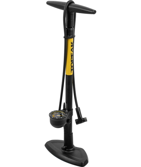 TOPEAK Pompa da Pavimento Joeblow Sport Optima con Raccord Twinhead +plus e Manometro Analogico 11 BAR/160 PSI